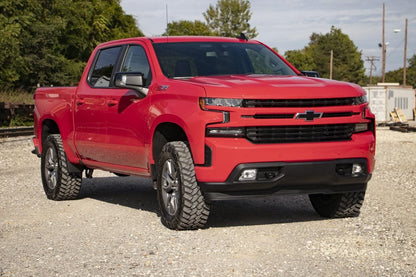 3.5 Inch Lift Kit Vertex/V2 Red Chevy Silverado 1500 2WD/4WD (2019-2024) Rough Country-4