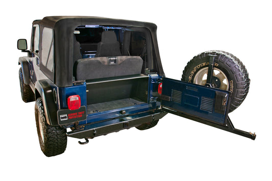 Standard Cargo Enclosure - 97-06 Wrangler TJ Black Products Tuffy Security