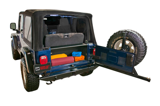 Standard Cargo Enclosure - 97-06 Wrangler TJ Black Products Tuffy Security-1