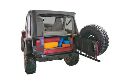 Standard Cargo Enclosure - 87-95 Wrangler YJ Black Products Tuffy Security-2