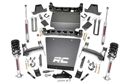 7 Inch Suspension Lift Kit Lifted Struts 14-18 Silverado/Sierra 1500 4WD Rough Country