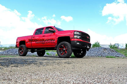 7 Inch Lift Kit Bracket M1 Struts/M1 Silverado/Sierra 1500 (14-16) Rough Country-1