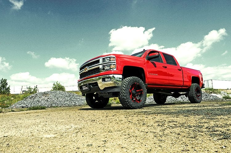 7 Inch Lift Kit Bracket M1 Struts/M1 Silverado/Sierra 1500 (14-16) Rough Country-3