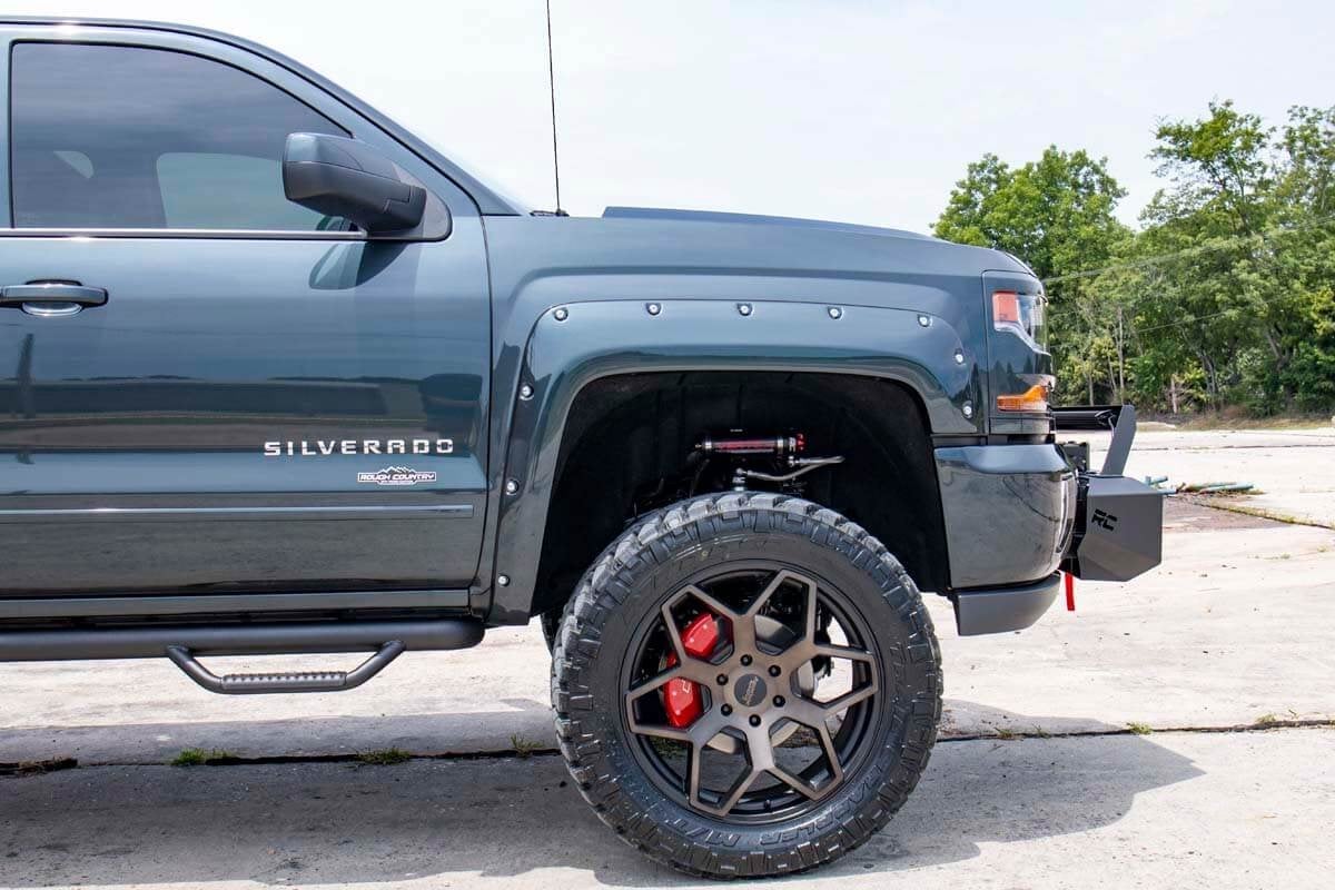 7 Inch Lift Kit Bracket Vertex Silverado/Sierra 1500 (14-16) Rough Country-3