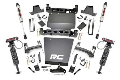 7 Inch Lift Kit Bracket Vertex/V2 Shks Silverado/Sierra 1500 (14-16) Rough Country