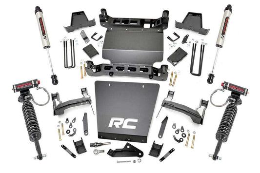 7 Inch Lift Kit Bracket Vertex/V2 Shks Silverado/Sierra 1500 (14-16) Rough Country