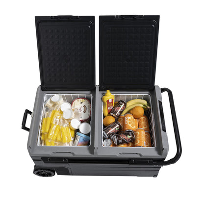 Basecamp 75L Fridge/Freezer Dual Zone Fridge Outside Dimensions 36.9 inch Long x 18.3 Inch Tall x 21.1 Inch Wide Smittybilt-3