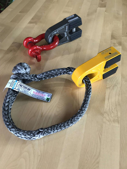 10 Inch Soft Shackle 7/16 Diameter Standard Duty Gray Factor 55-4