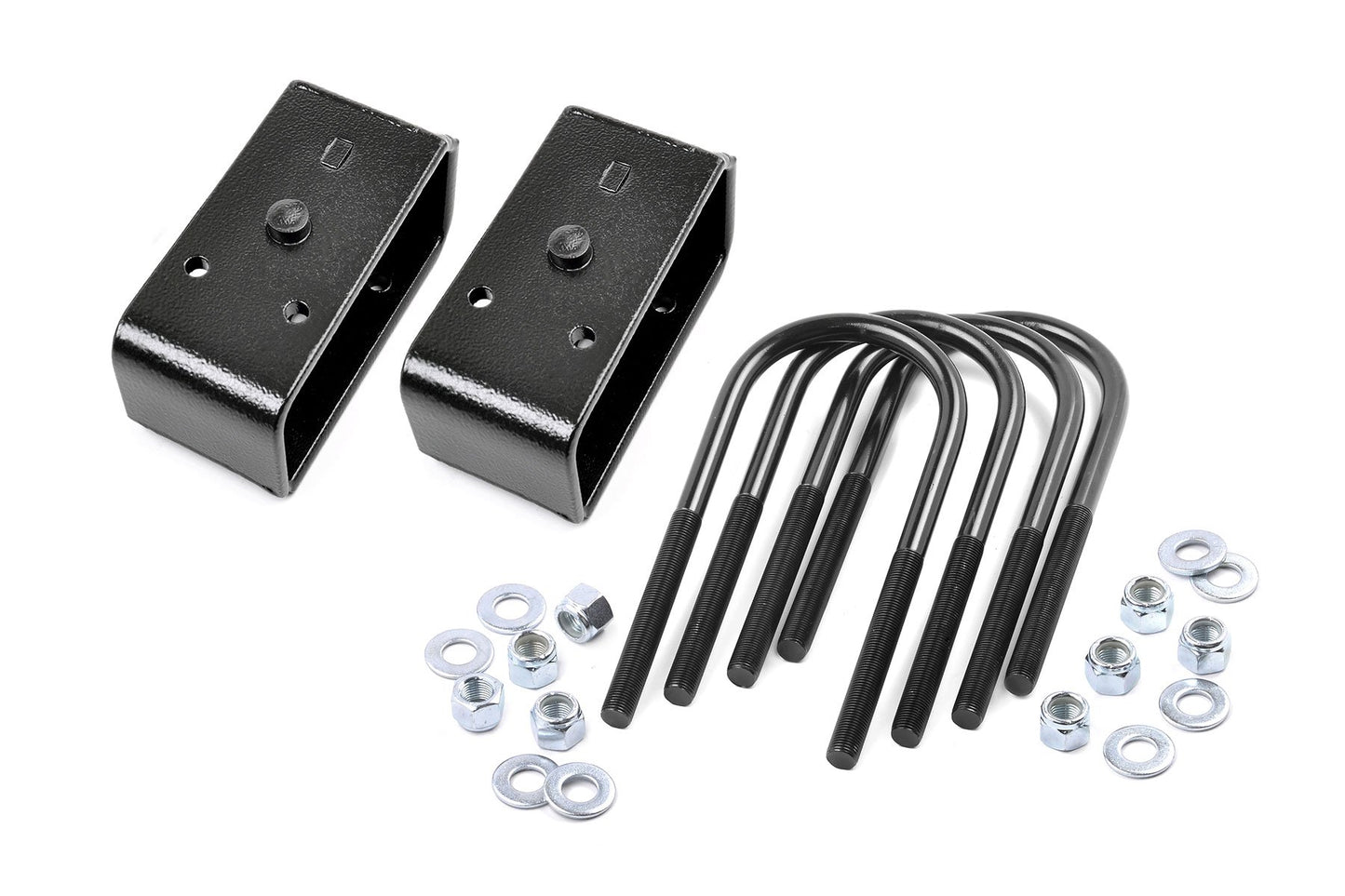 2 Inch Block & U-Bolt Kit | Ford F-250 Super Duty 2WD/4WD (2005-2010) Rough Country