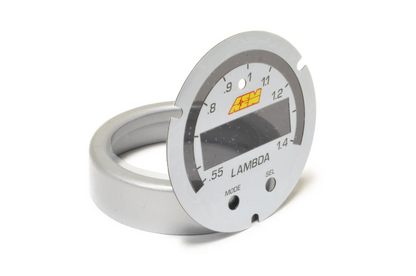 X-Series Wideband UEGO AFR Gauge Accessory Kit Silver Bezel and White AFR/Lambda Faceplate AEM Electronics-1