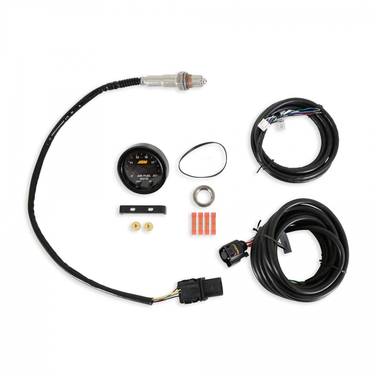 X-Series Wideband UEGO AFR Gauge Kit X-Digital Technology 8.501 to 181 AFR Scale AEM Electronics
