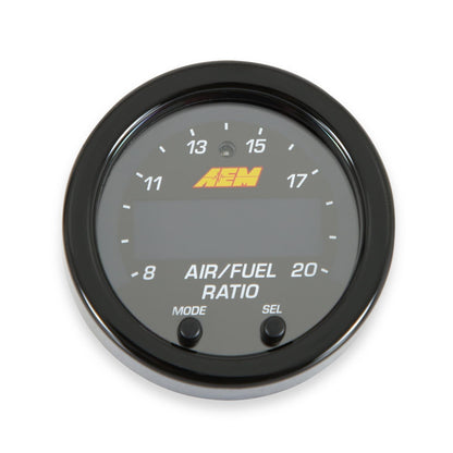 X-Series Wideband UEGO AFR Gauge Kit X-Digital Technology 8.501 to 181 AFR Scale AEM Electronics-1