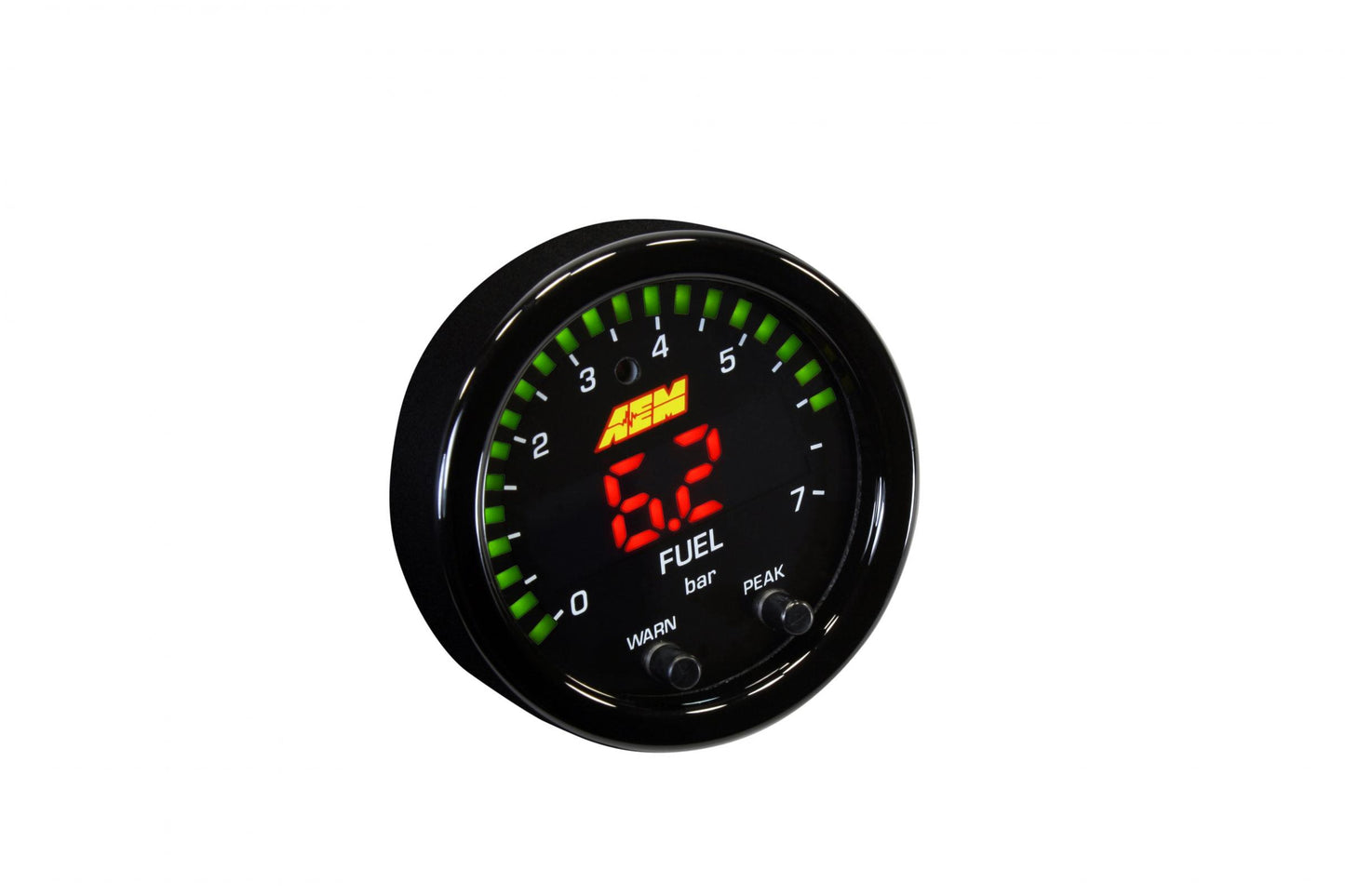 X-Series Fluid Pressure Gauge Kit 0-100psi/0-7bar Black Bezel and Black Oil Faceplate AEM Electronics-3