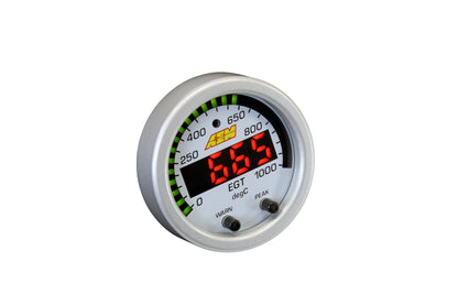X-Series EGT Gauge Kit 0-1800F/0-1000C Black Bezel and Black Faceplate AEM Electronics-1