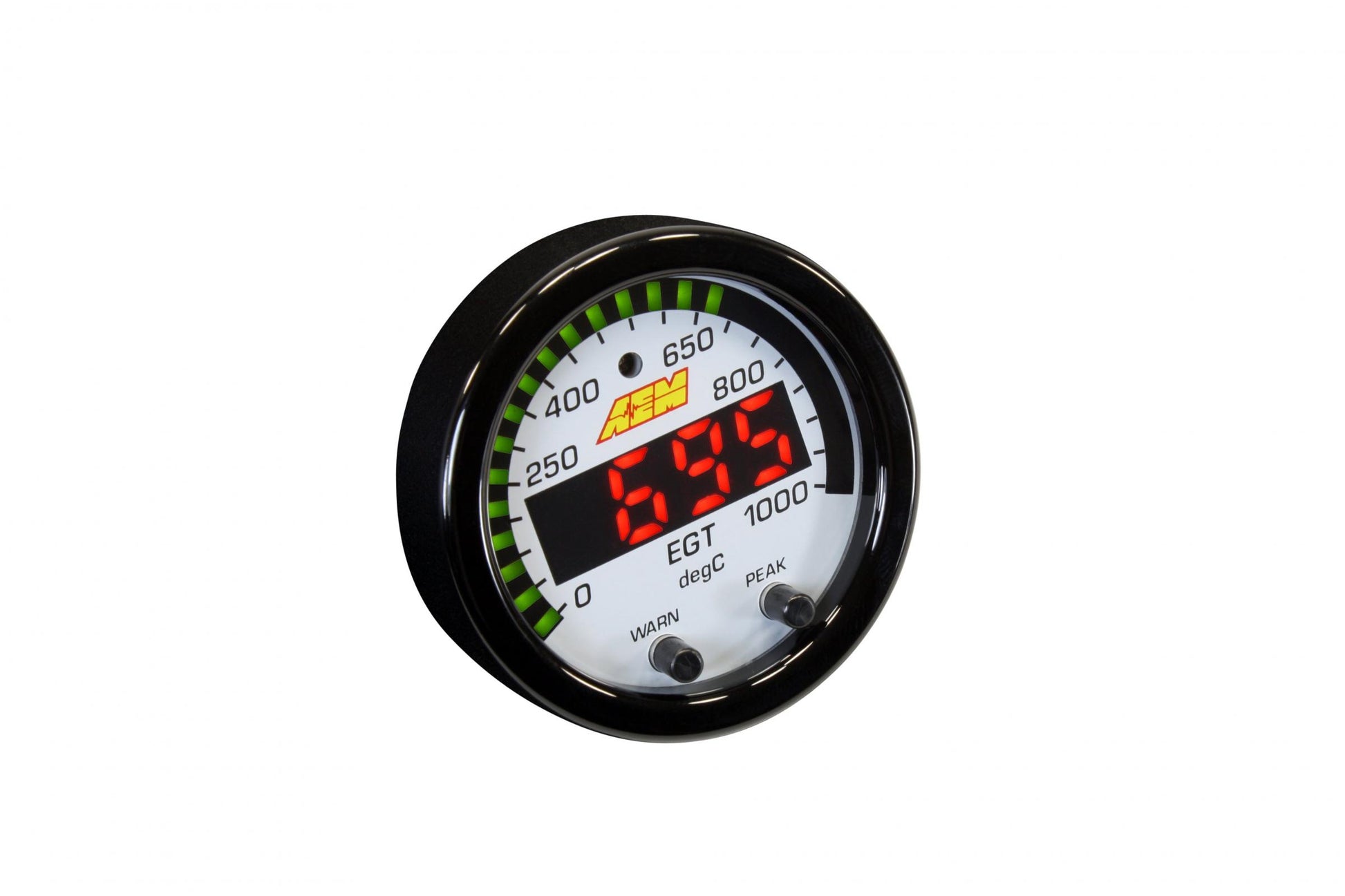 X-Series EGT Gauge Kit 0-1800F/0-1000C Black Bezel and Black Faceplate AEM Electronics-3