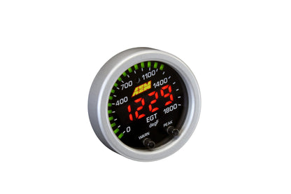 X-Series EGT Gauge Kit 0-1800F/0-1000C Black Bezel and Black Faceplate AEM Electronics-4