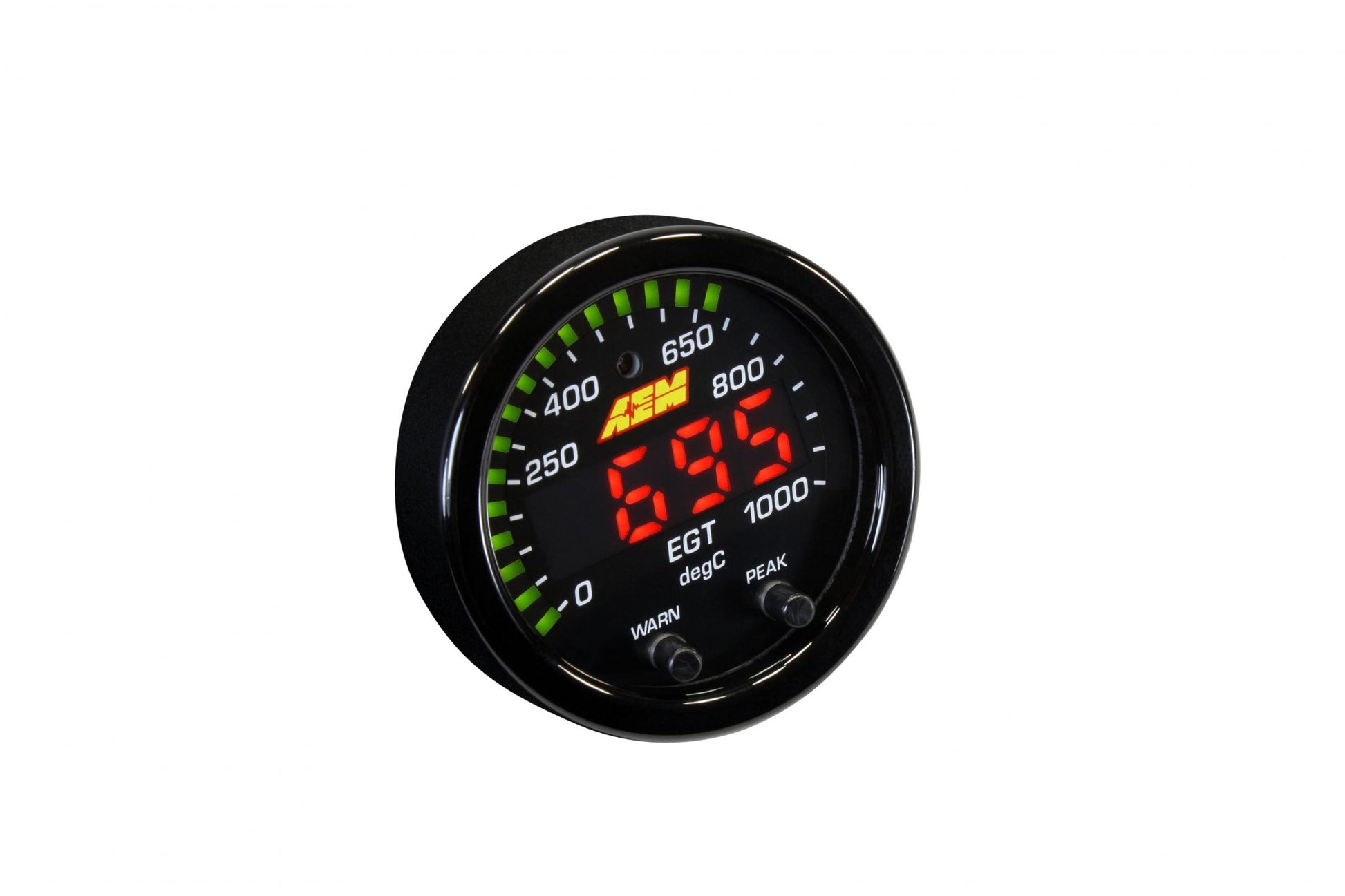 X-Series EGT Gauge Kit 0-1800F/0-1000C Black Bezel and Black Faceplate AEM Electronics-5