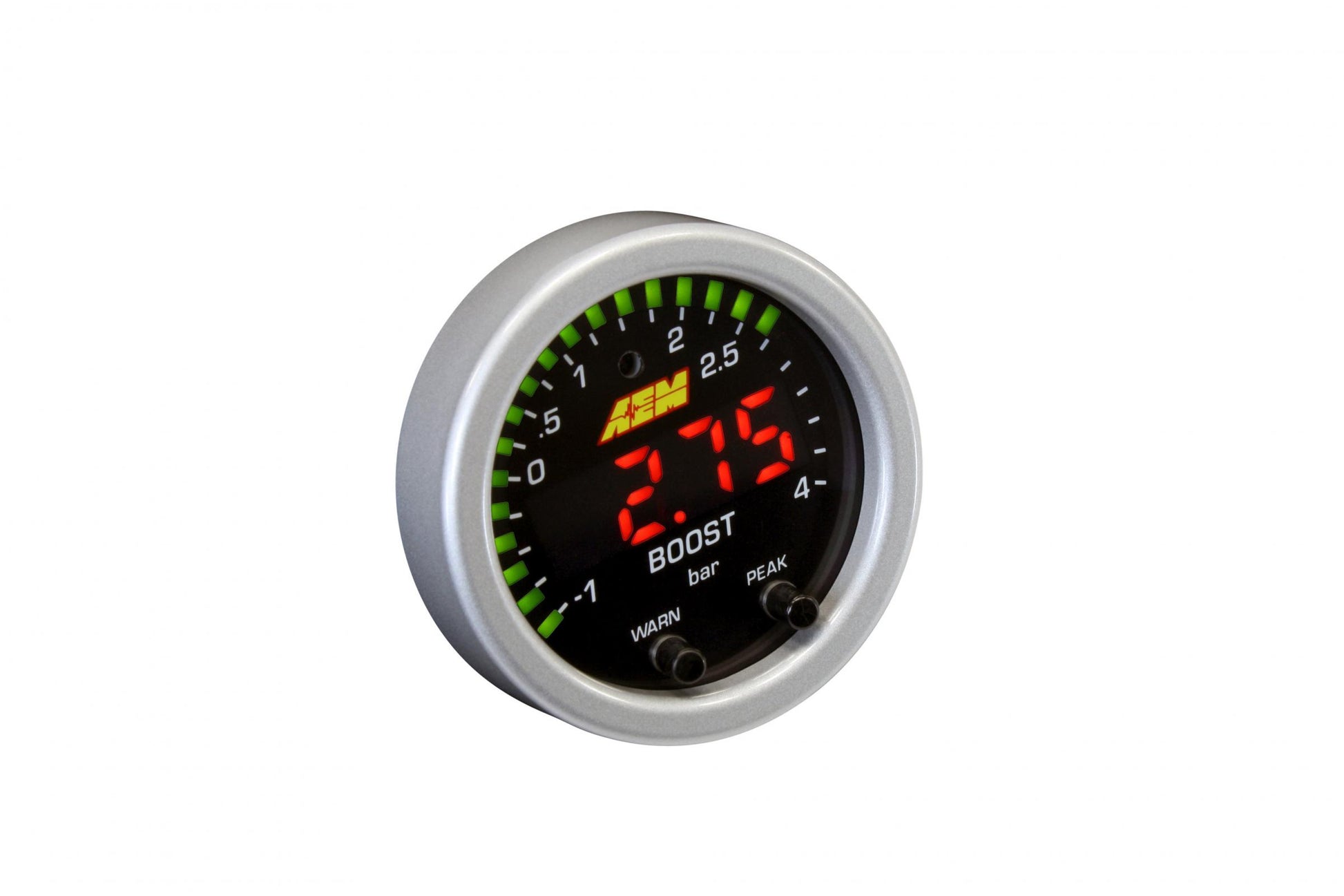 X-Series Boost Pressure Gauge Kit 30 in/hg to 60 PSI AEM Electronics-2