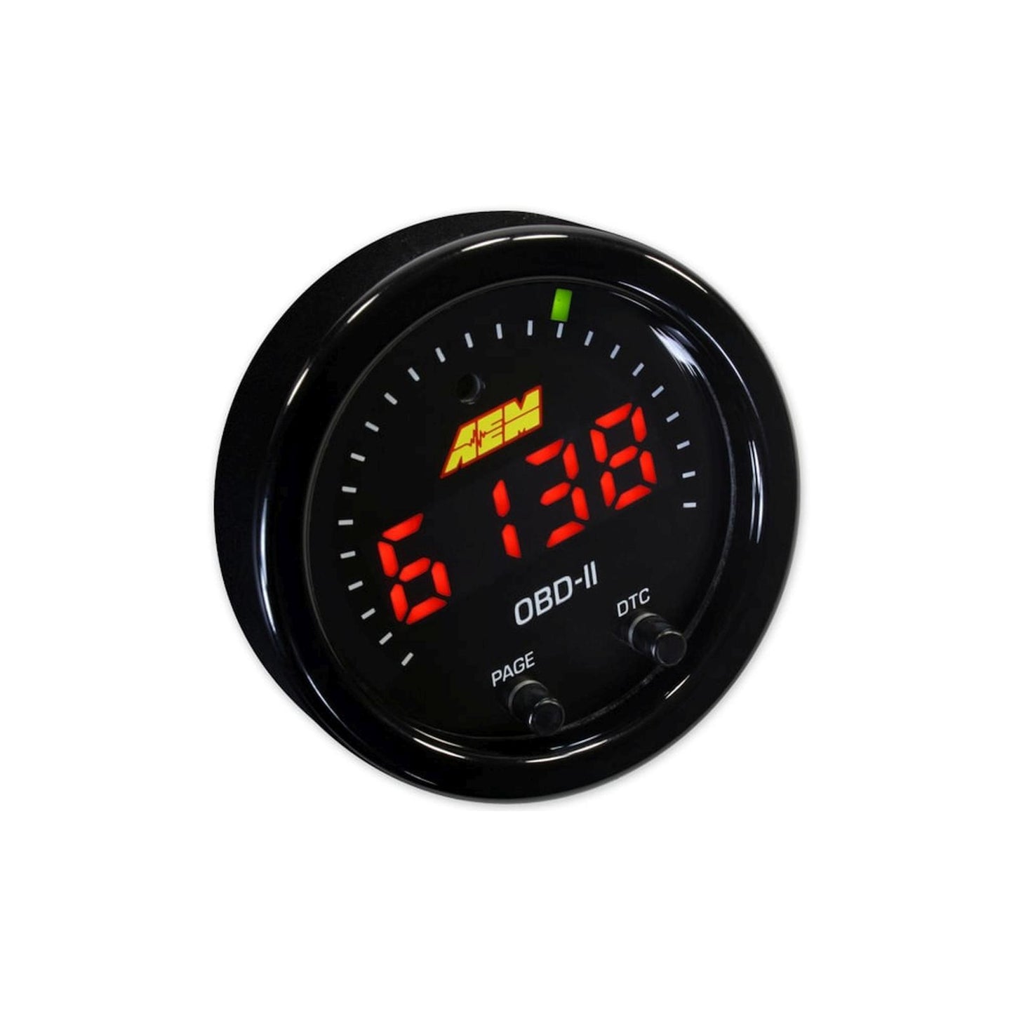 X-Series OBDII Gauge Kit Black Bezel and Black Faceplate AEM Electronics-6