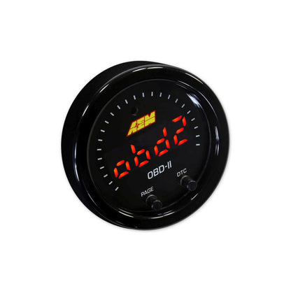 X-Series OBDII Gauge Kit Black Bezel and Black Faceplate AEM Electronics-10