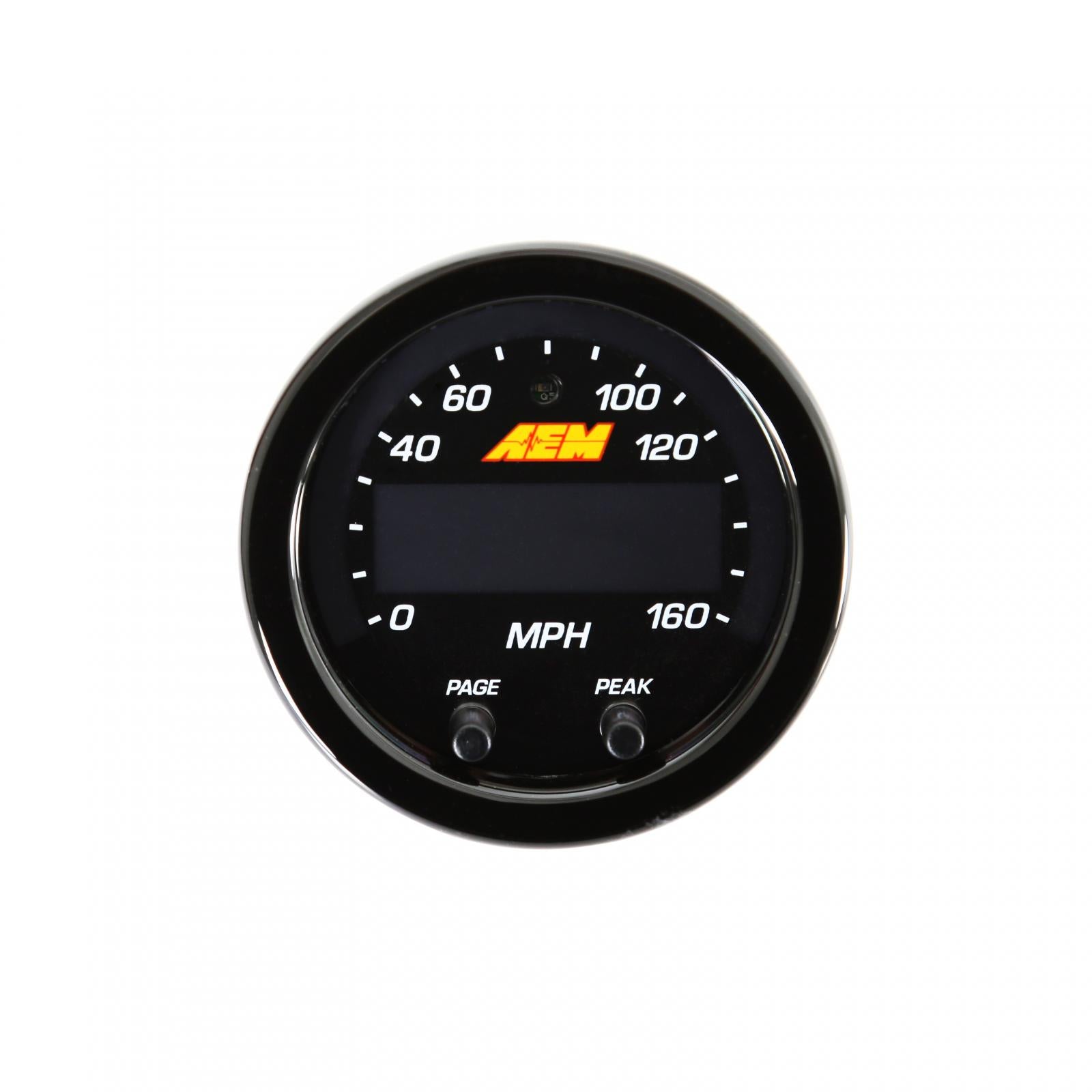 X-Series GPS Speedometer Gauge Kit 0-160 MPH / 0-240 KPH AEM Electronics-4