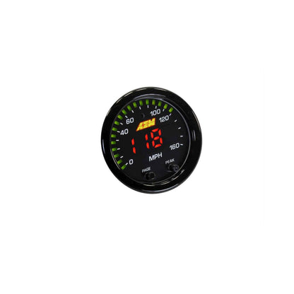 X-Series GPS Speedometer Gauge Kit 0-160 MPH / 0-240 KPH AEM Electronics-5