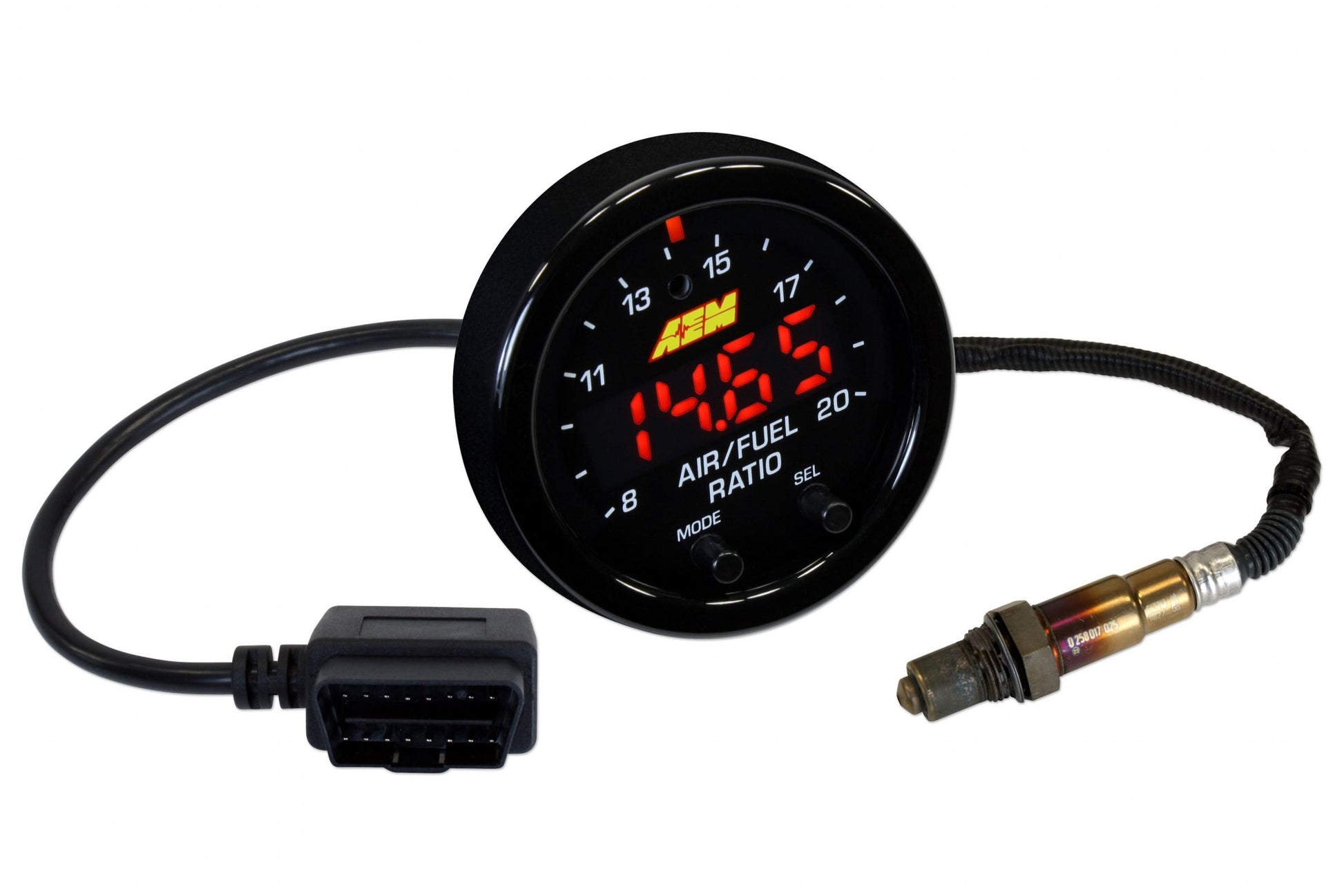 X-Series OBDII Wideband AFR Gauge Kit OBDII Connectivity on 08-up Vehicles Only AEM Electronics-4