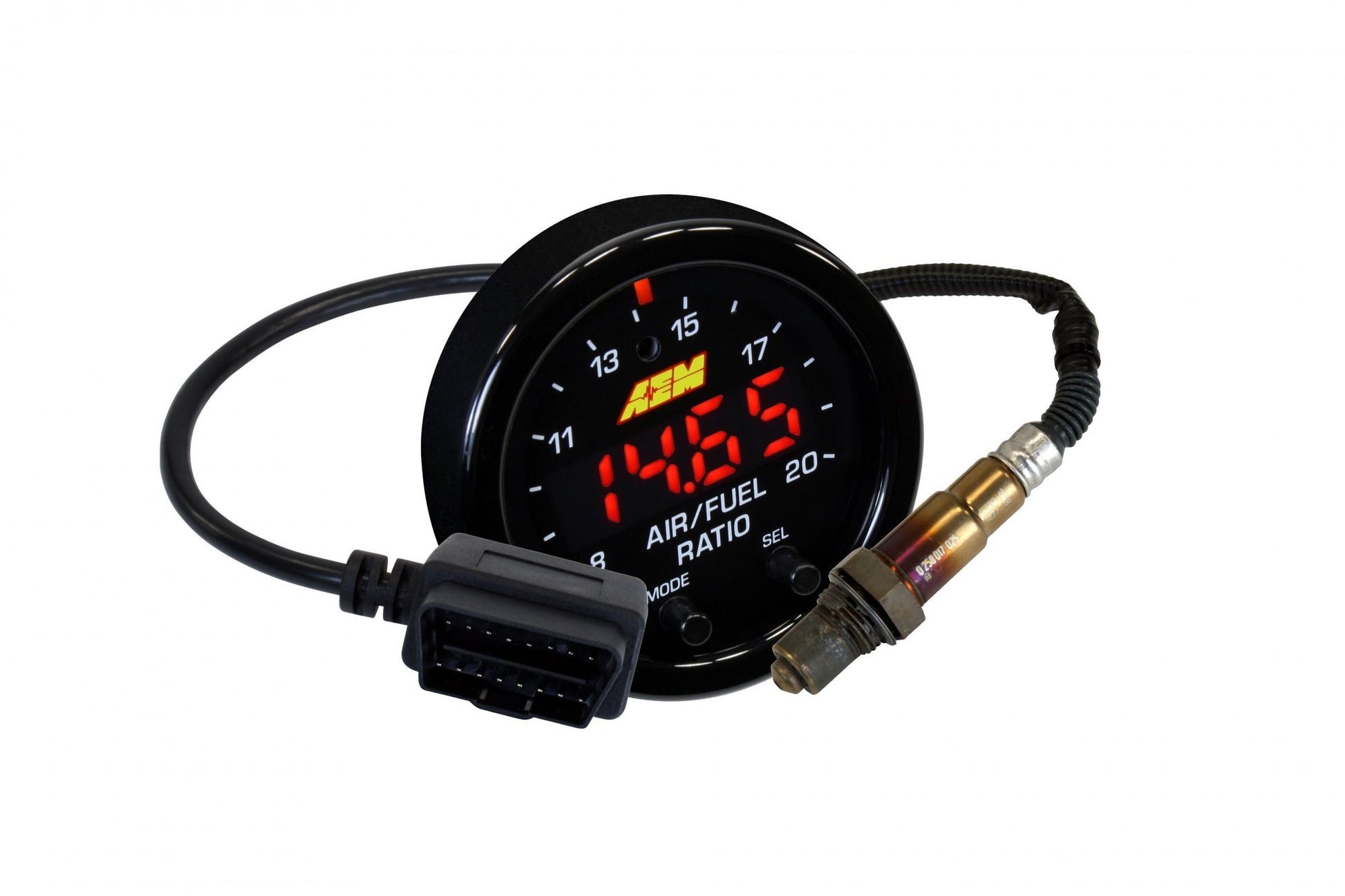 X-Series OBDII Wideband AFR Gauge Kit OBDII Connectivity on 08-up Vehicles Only AEM Electronics-6