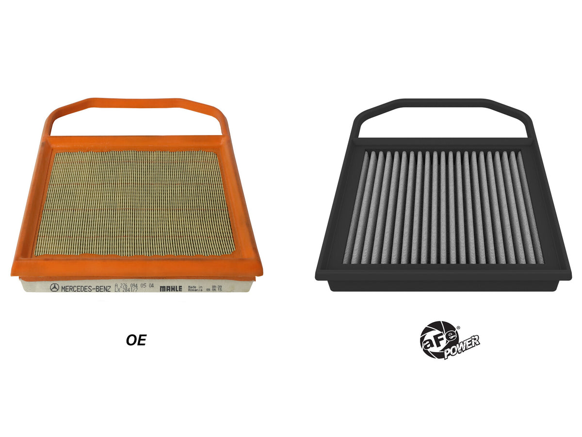 Magnum Flow OE Replacement Air Filter w/ Pro Dry S Media (Pair) Mercedes-Benz GLC43 Amg 17-23 V6-3.0L (tt) aFe Power-2