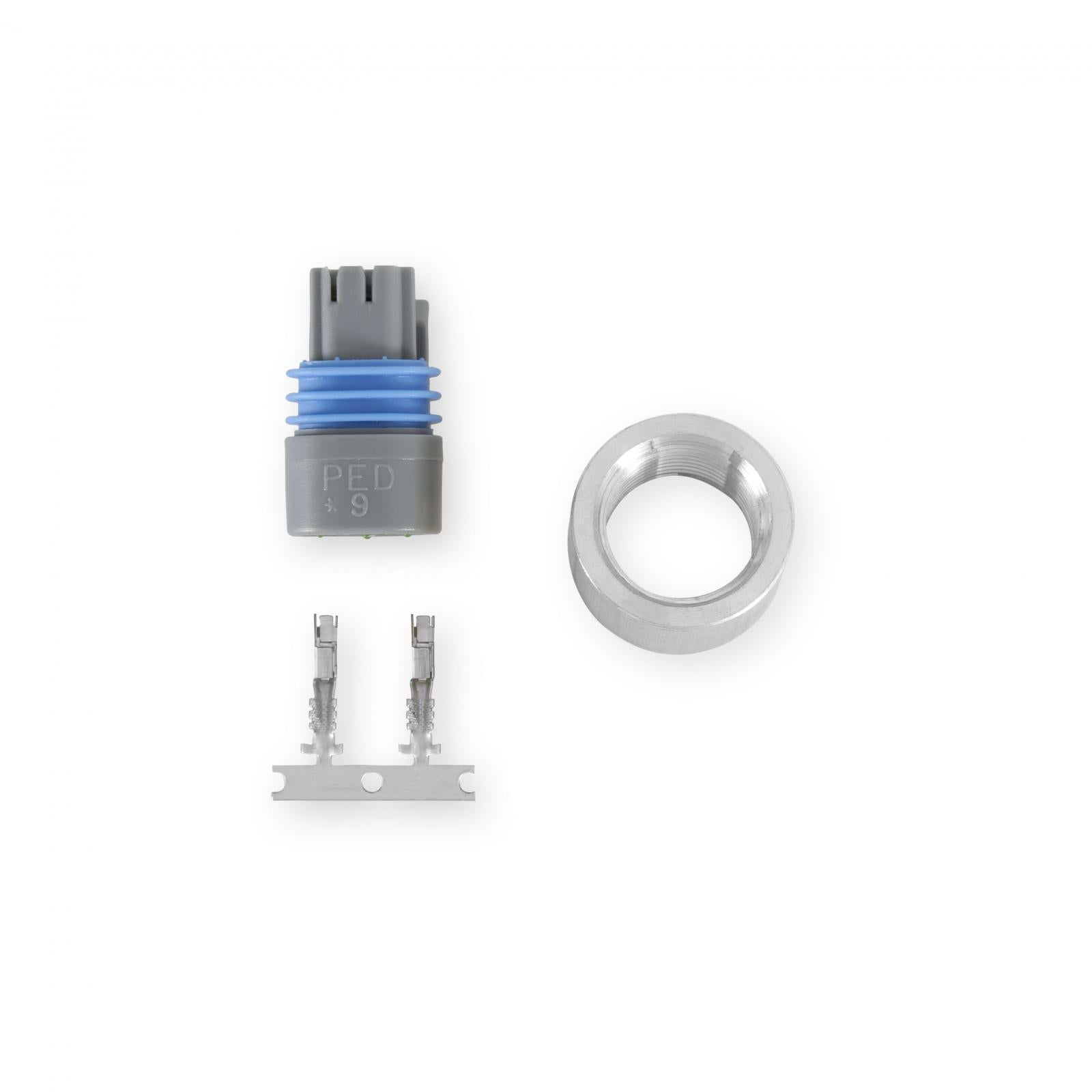 Air Temp Sensor Kit -20C to 150C / -4F to 302F 3/8 Inch NPT Connector Kit and Pins AEM Electronics-3