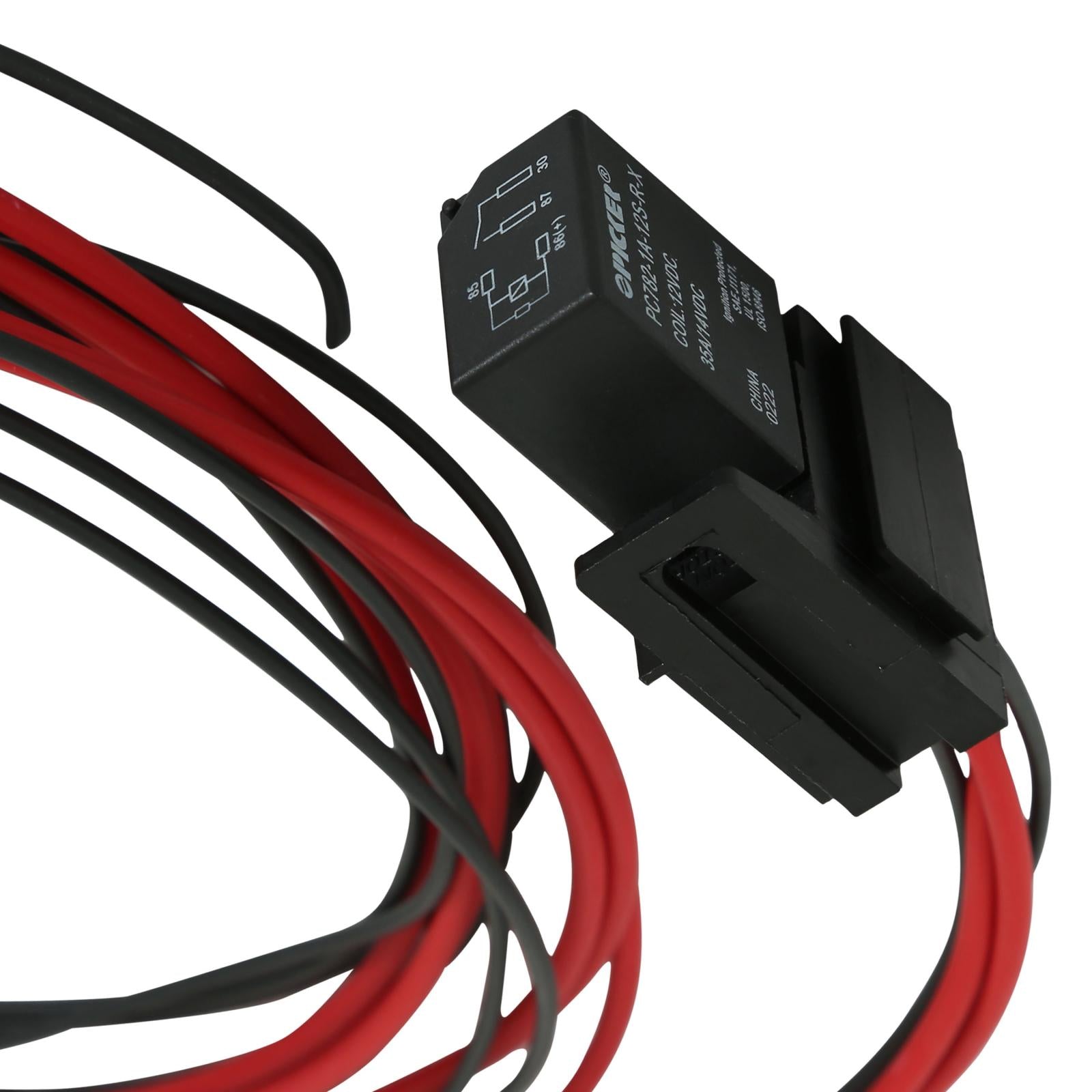 20 Amp Relay Wiring Kit 12 Gauge Power Wires 80 Inch Length AEM Electronics-3