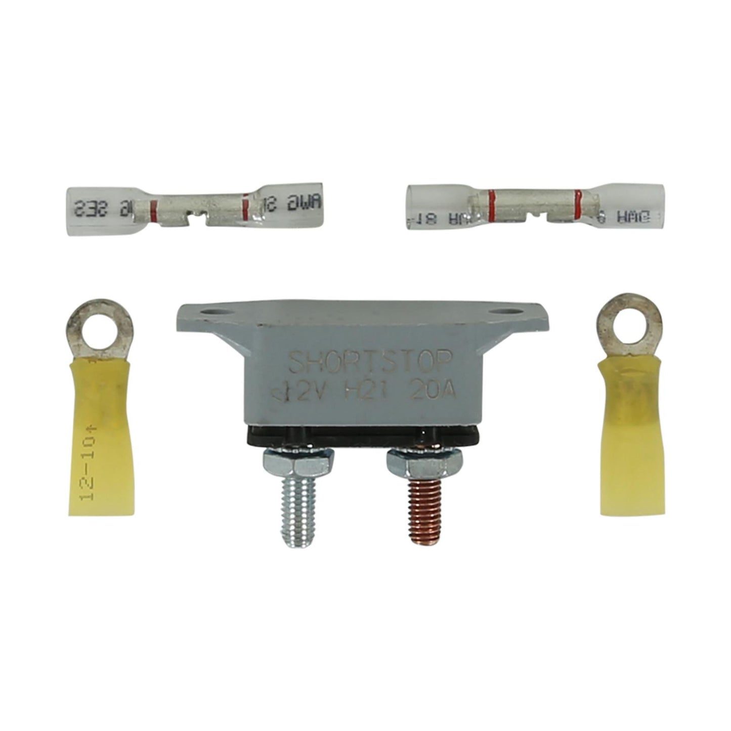 20 Amp Relay Wiring Kit 12 Gauge Power Wires 80 Inch Length AEM Electronics-4