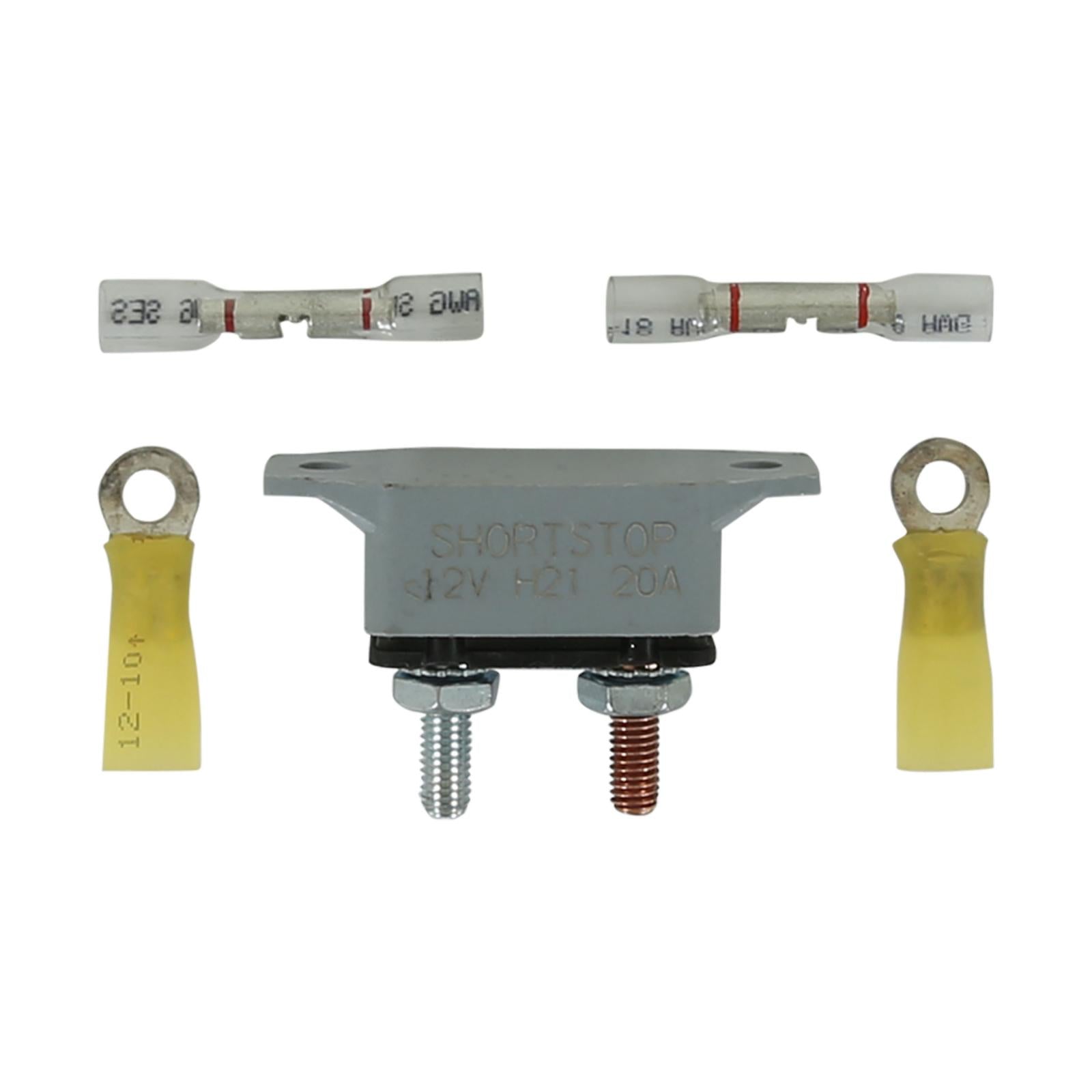 20 Amp Relay Wiring Kit 12 Gauge Power Wires 80 Inch Length AEM Electronics-4