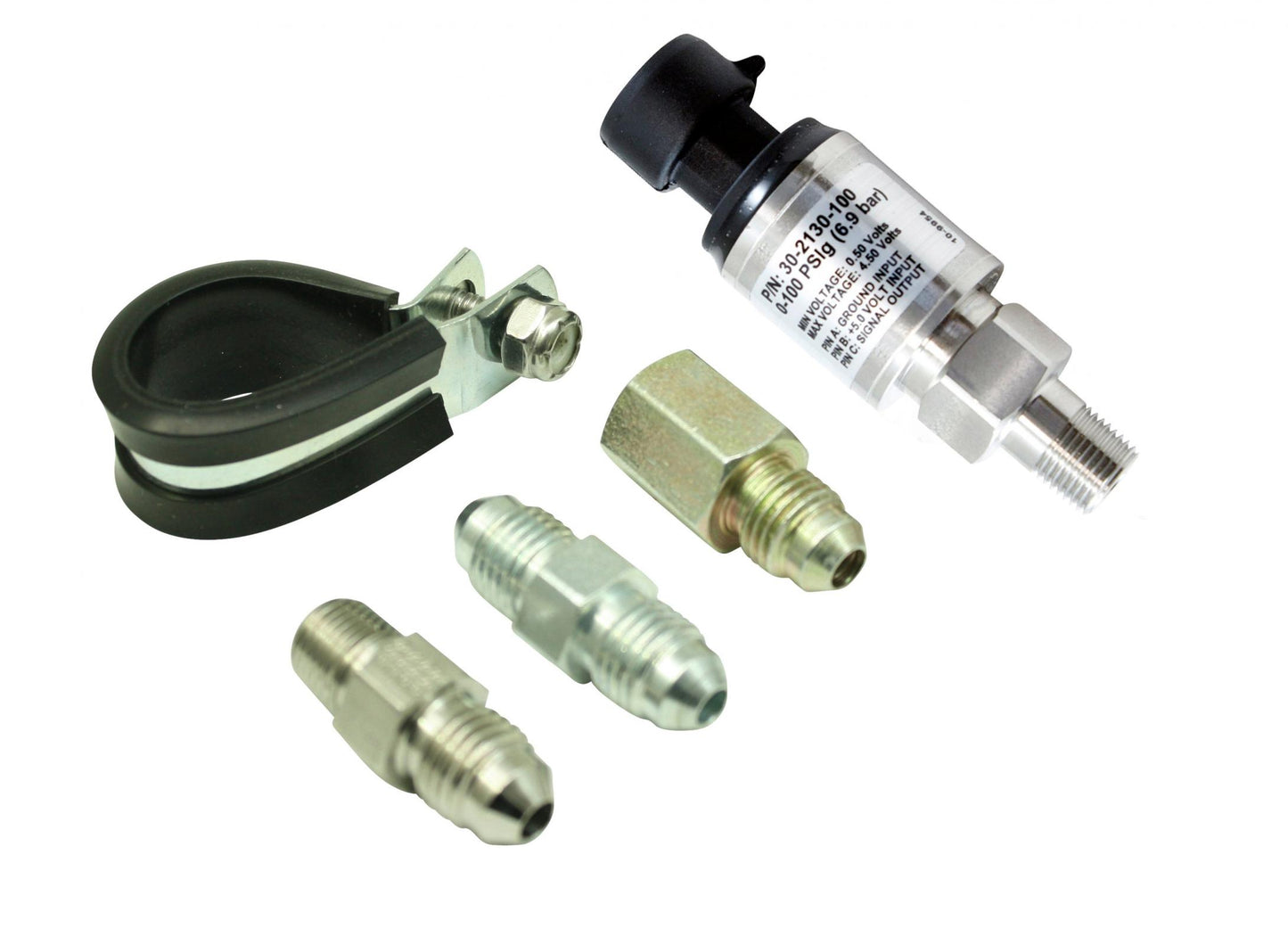 Exhaust Back Pressure Sensor Install Kit 1000PSI Burst Pressure AEM Electronics-3