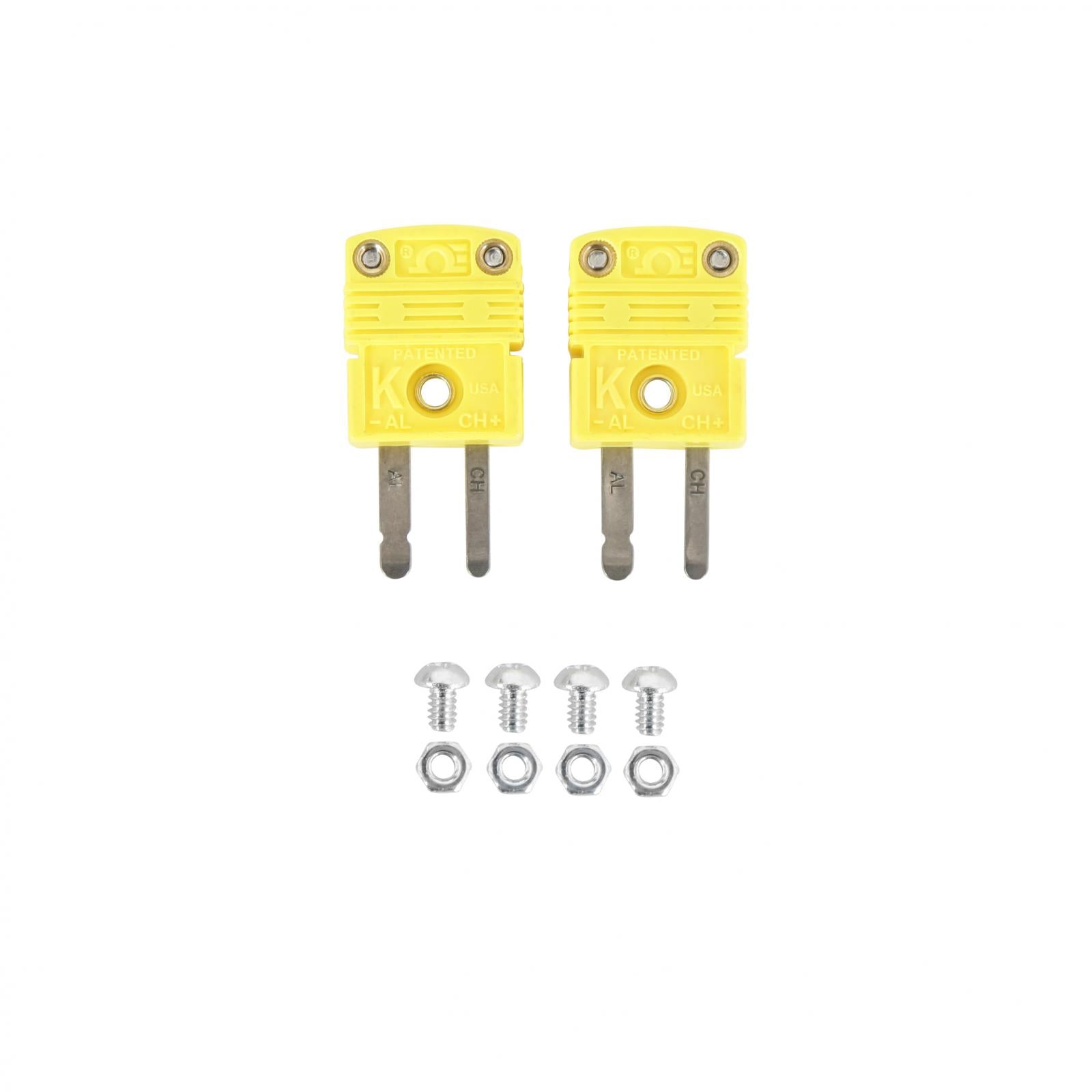 2 K-Type Closed Tip Thermocouple 1800В F (982.2В C) Max Temp Inconel Sheath 1/8 Inch NPT Compression Fitting AEM Electronics-2