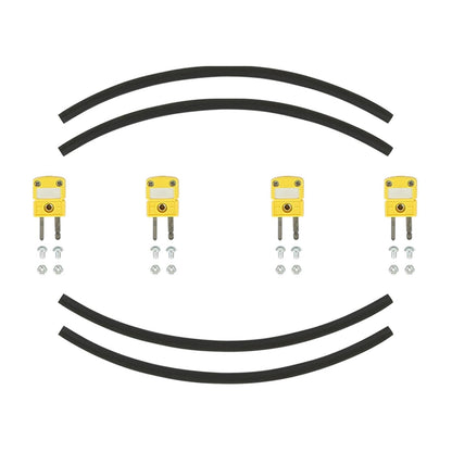 4 K-Type Closed Tip Thermocouple 1800В F (982.2В C) Max Temp Inconel Sheath 1/8 Inch NPT Compression Fitting AEM Electronics-5