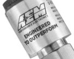 100 PSIg Stainless Sensor Kit 1/8 Inch NPT Male Thread w/ -4 and 3/16 NPT Adapters AEM Electronics