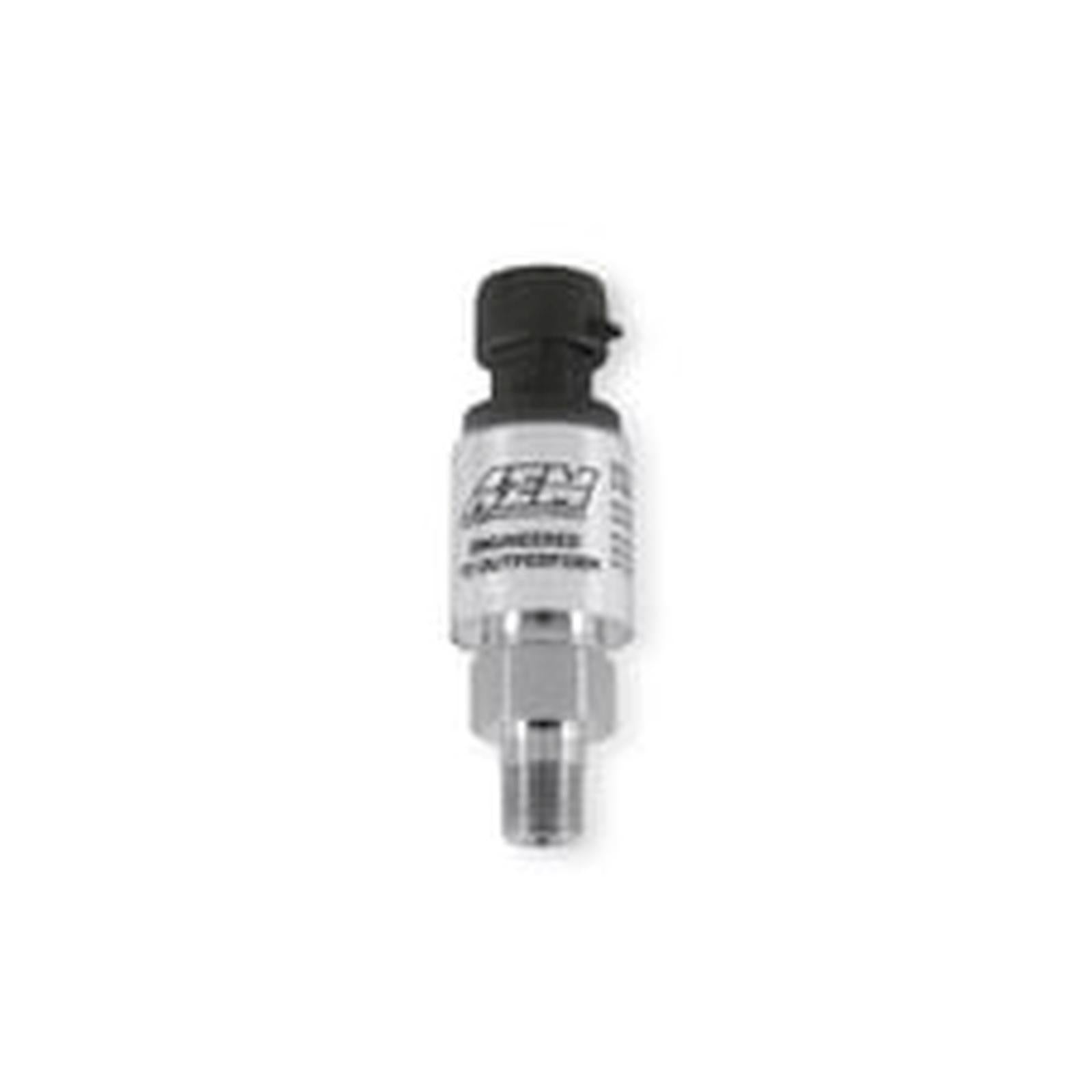 150 PSIg Stainless Sensor Kit 1/8 Inch NPT Male Thread w/ -4 and 3/16 NPT Adapters AEM Electronics-4