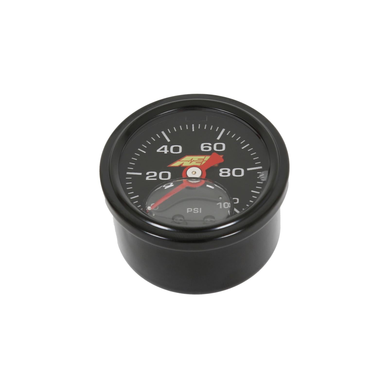0-100 PSI Liquid-Filled Pressure Gauge (1/8th NPT) 0-100 PSI Liquid-Filled Mechanical Pressure Gauge (1/8th NPT) AEM Electronics-5