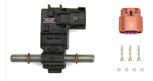 Ethanol Content Flex Fuel Sensor Kit -6 AN Fittings AEM Electronics