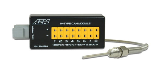 8 Channel CAN EGT Module K-Type EGT Sensors AEM Electronics