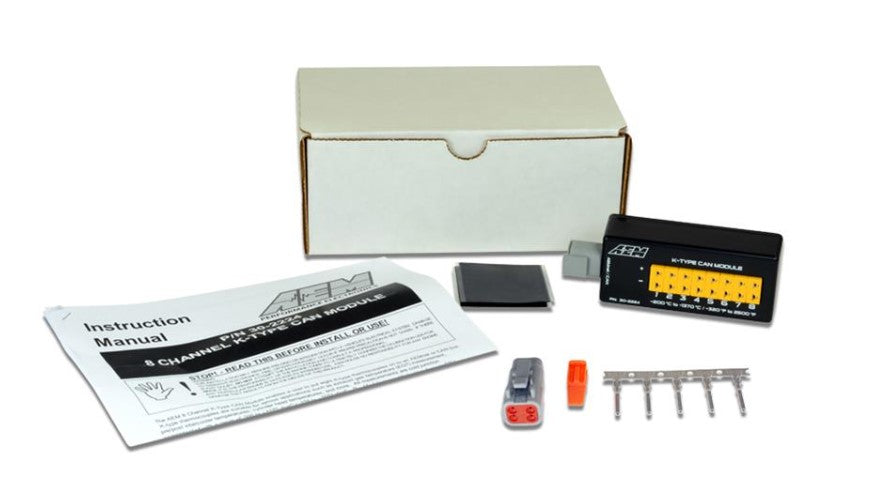 8 Channel CAN EGT Module K-Type EGT Sensors AEM Electronics-1