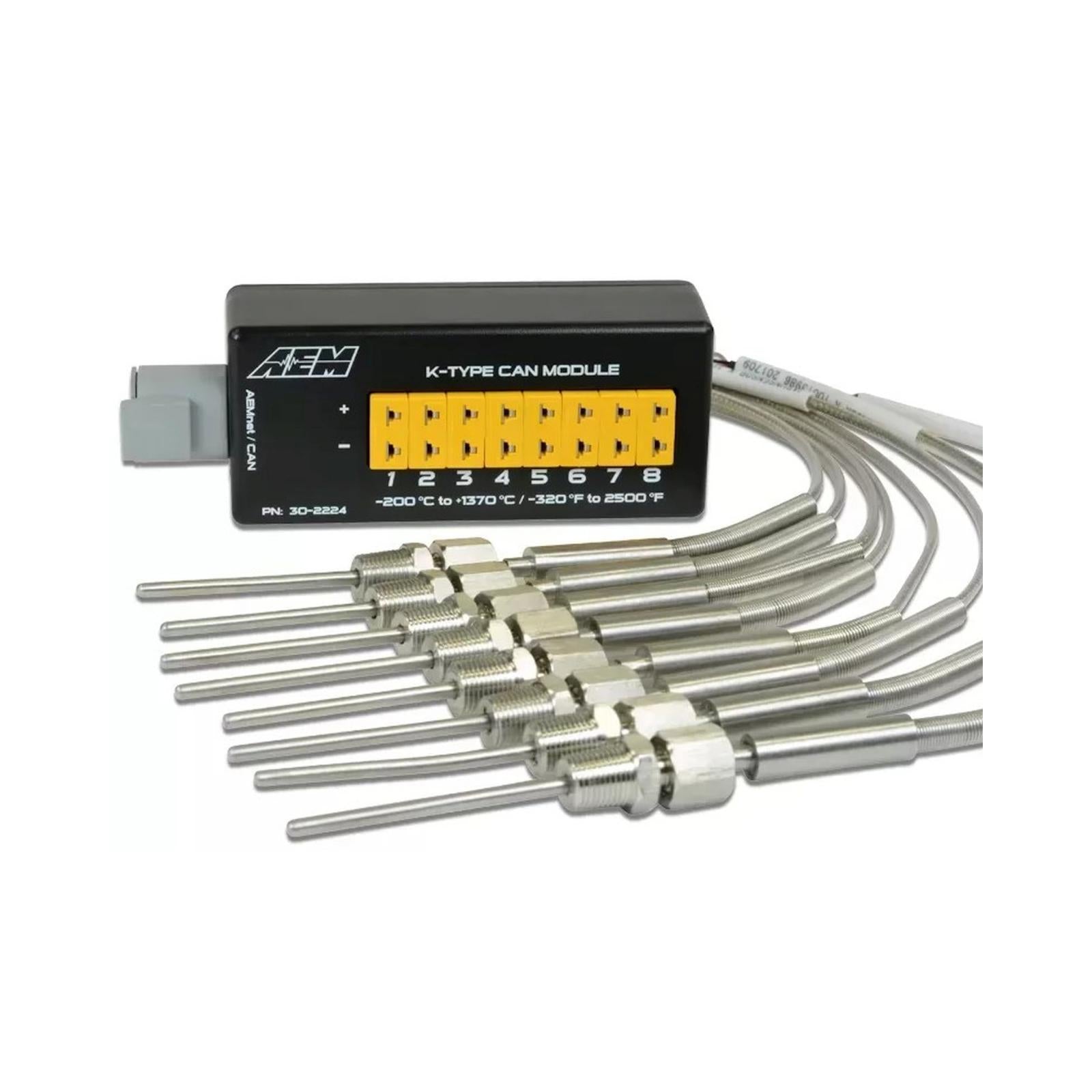 8 Channel CAN EGT Module K-Type EGT Sensors AEM Electronics-2