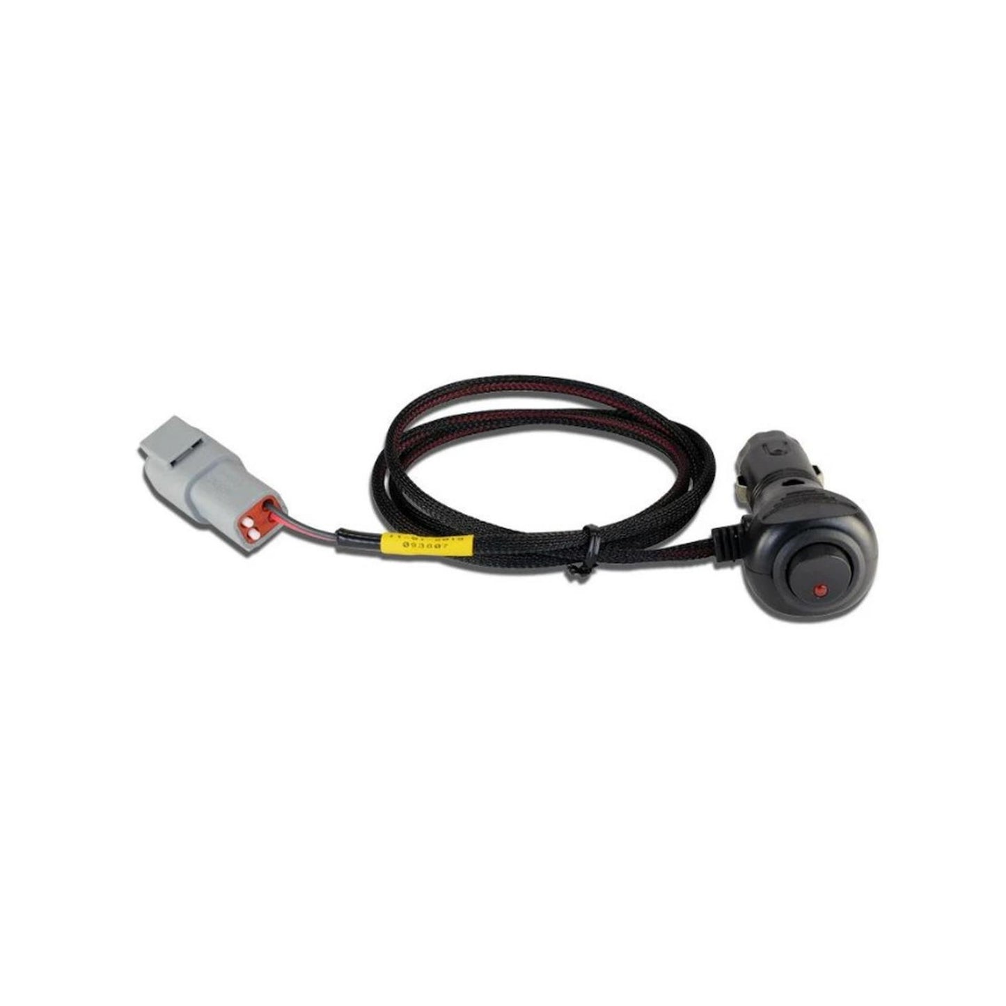 12V Cig Power Adapter Cigarett/AUX port Power Adapter. 2-Pin DTM connection w/Power Switch/Button AEM Electronics-2