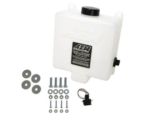 Water/Methanol Injection Reservoir 1.15 Gallon Capacity w/ Fluid level Sensor AEM Electronics-2