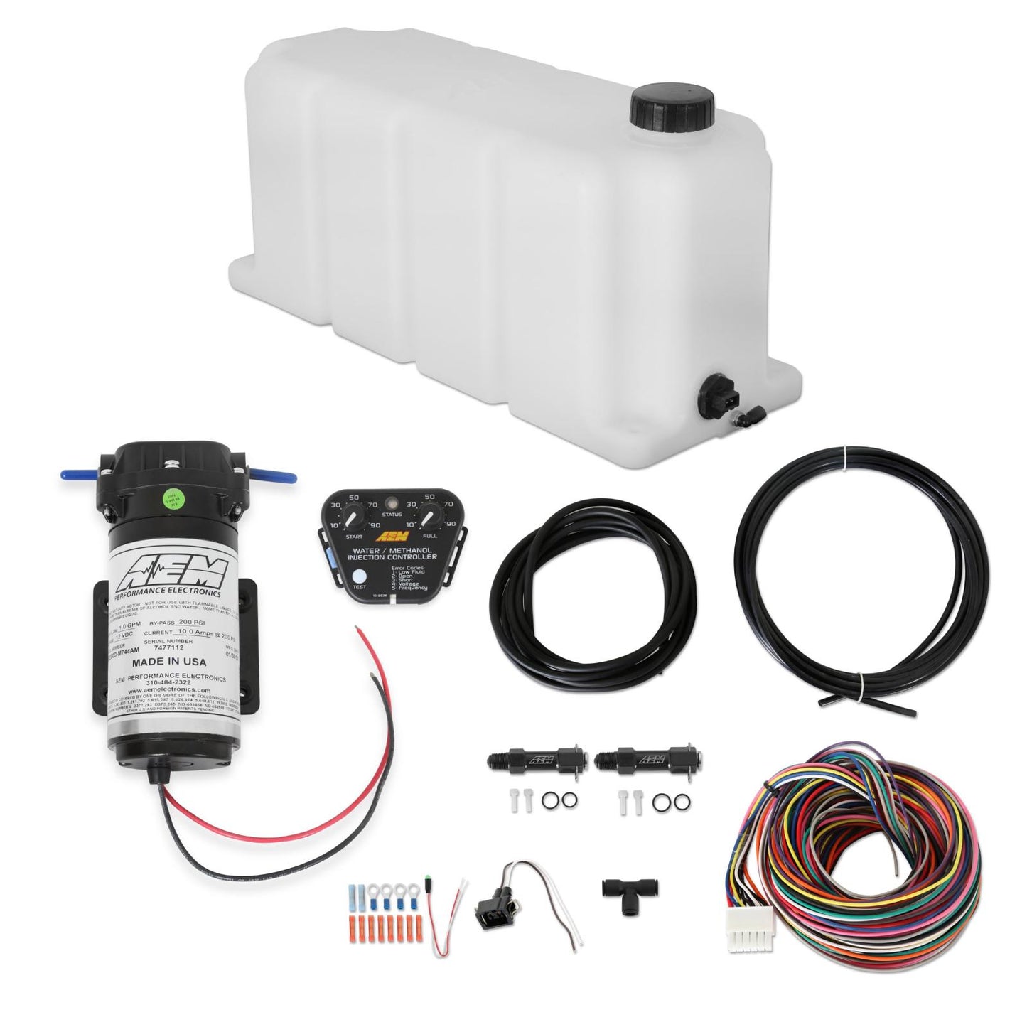V3 Water Methanol Injection Kit 0-5v/MAF Frequency or Voltage/Duty Cycle/Ext MAP, 5 Gallon AEM Electronics-2