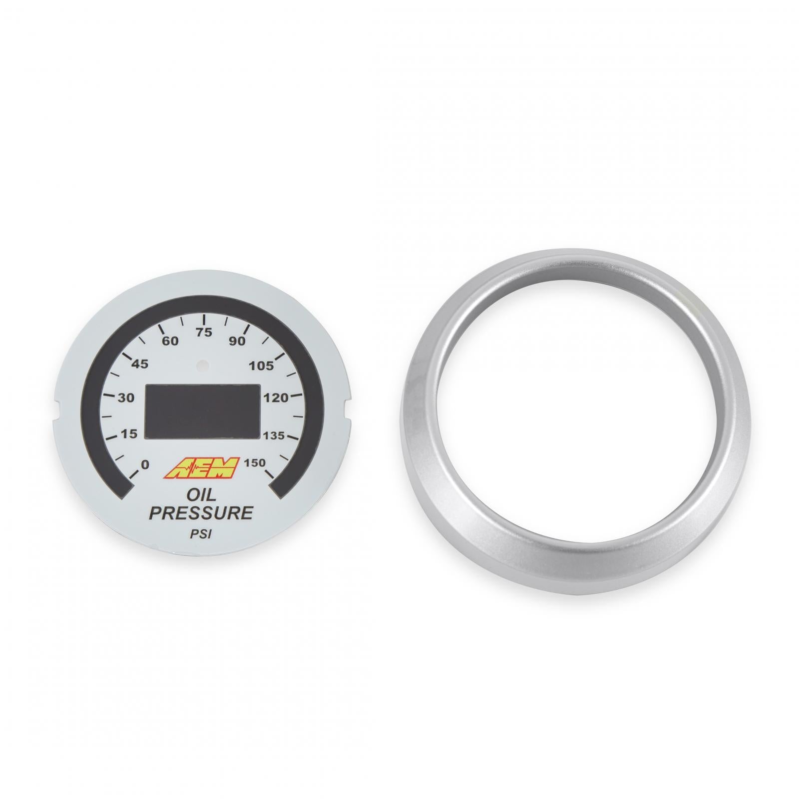 Classic Digital 150 PSI OIL Pressure Gauge Kit Oil Pressure from 0-150 PSI AEM Electronics-2