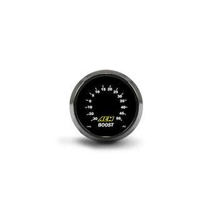 Classic Digital Hi-Boost Gauge Kit Reads from -30 to 50 PSI AEM Electronics