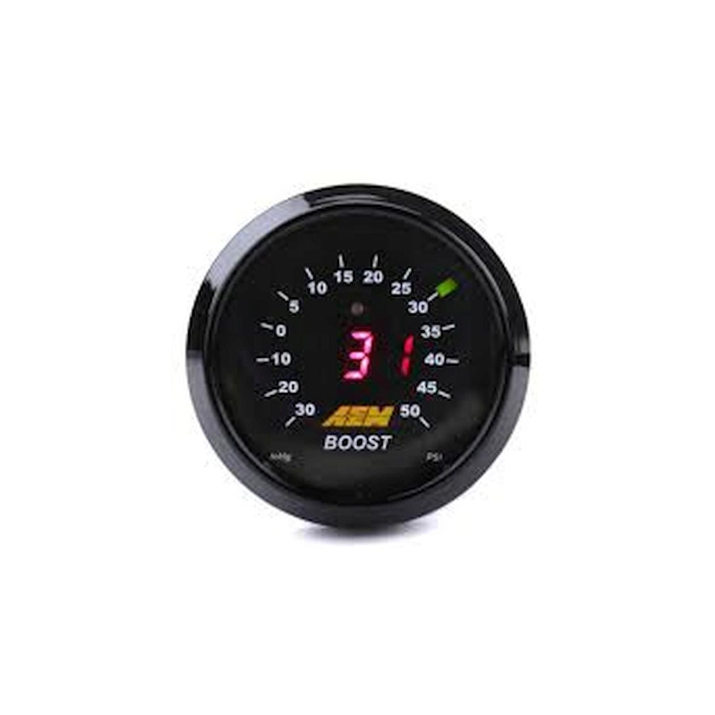 Classic Digital Hi-Boost Gauge Kit Reads from -30 to 50 PSI AEM Electronics-1