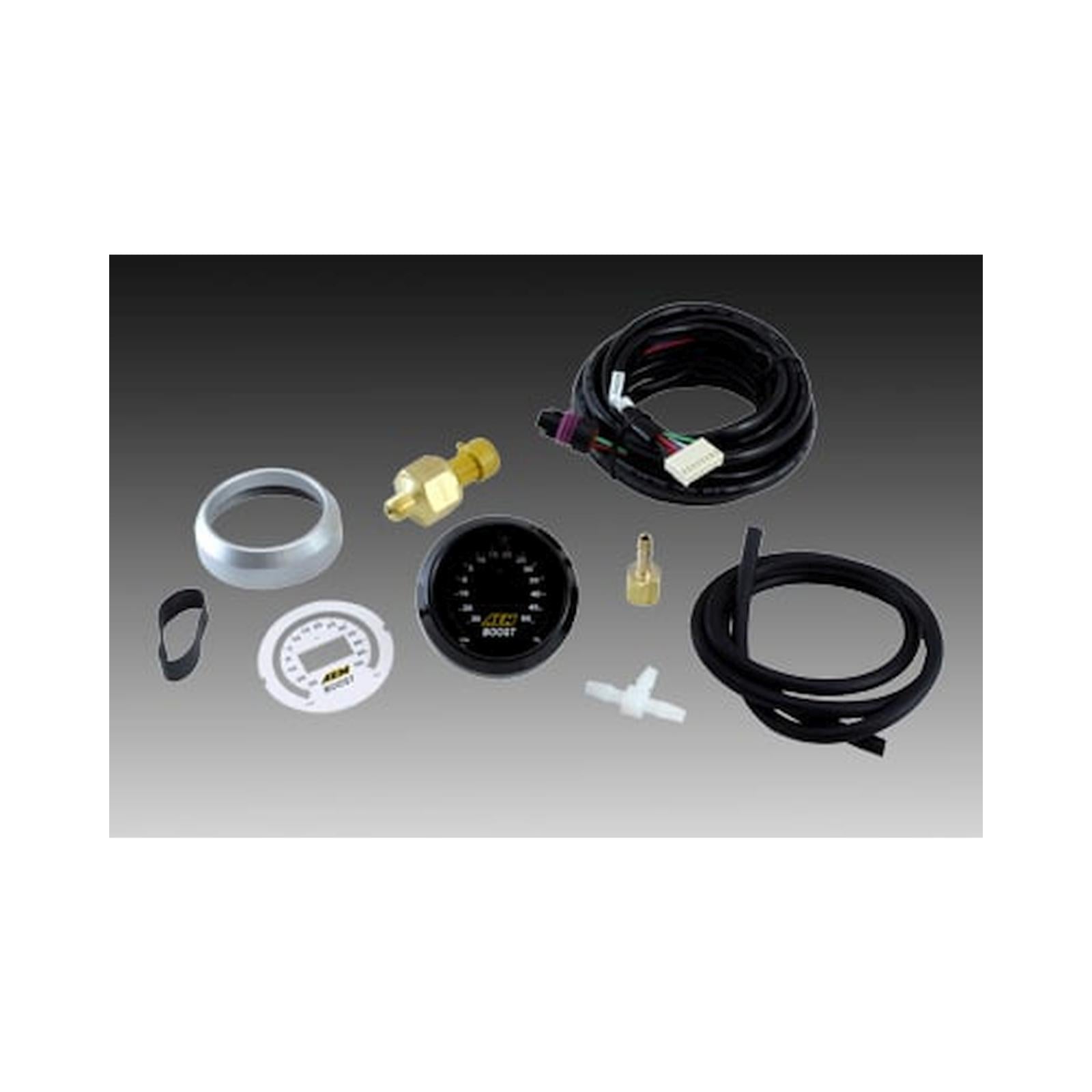 Classic Digital Hi-Boost Gauge Kit Reads from -30 to 50 PSI AEM Electronics-2